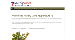 Desktop Screenshot of healthylivingnj.com